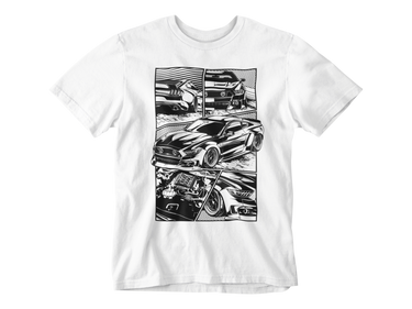 Camiseta Mustang Comic